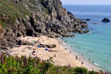 One of the many stunning beaches near Penzance
